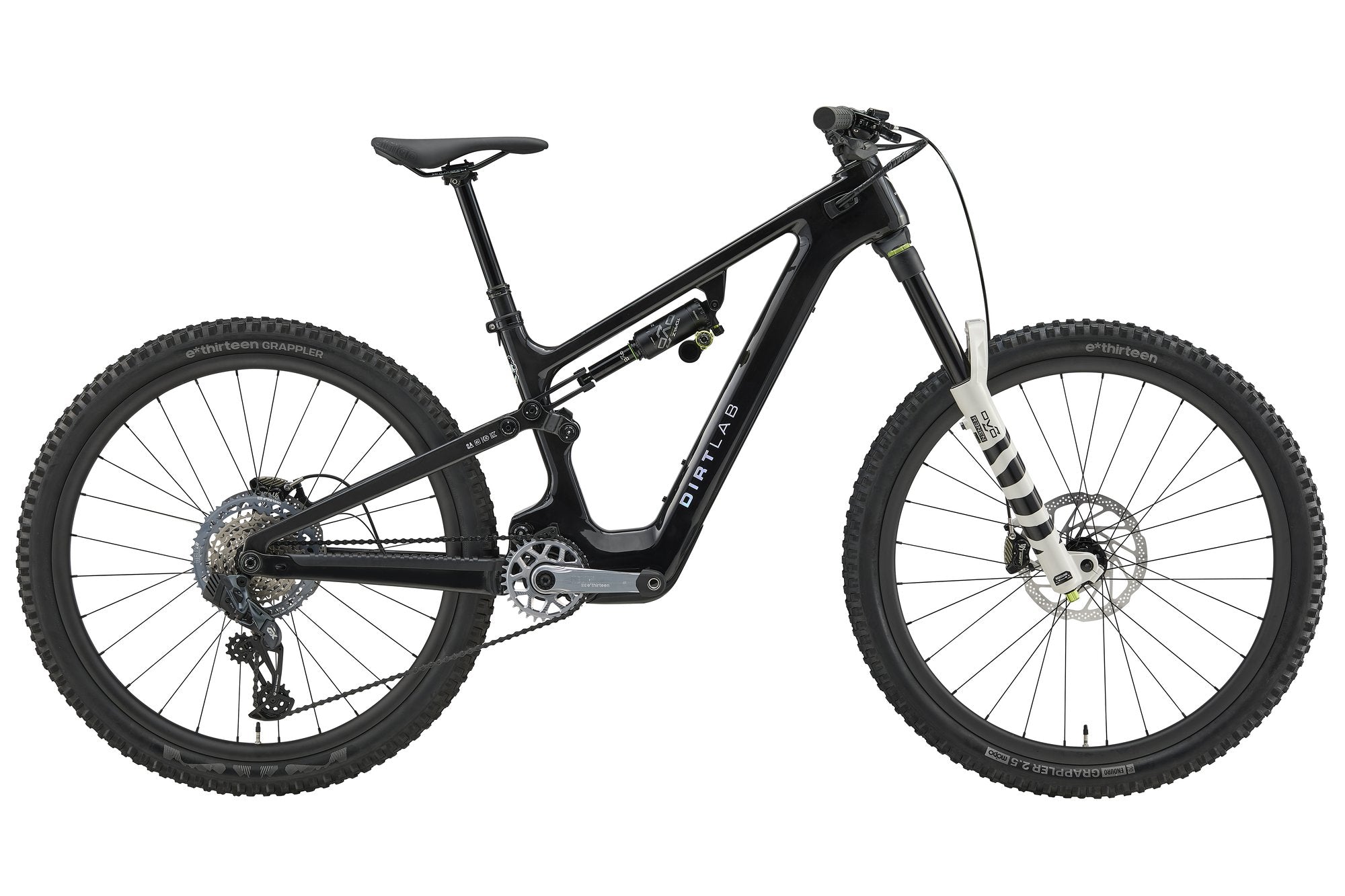 Dirtlab Paratu CP eMTB — Maxon Bikedrive AIR S, 170mm travel, Gloss UD Carbon finish
