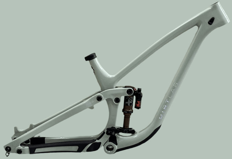 Dirtlab Iuhu Frame UDH compatible Gloss Green frame Only or with Suspension parts - bikelab-inc