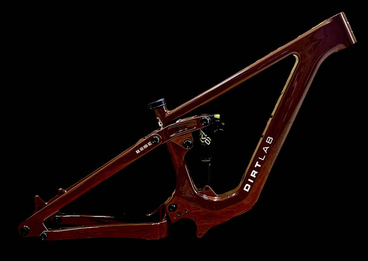 Paratu  UDH Ebike Frame Kit w. Maxon bikedrive air system Gloss Metalic Bronze with HRTF Decal. and 2023/24 dvo suspension - bikelab-inc