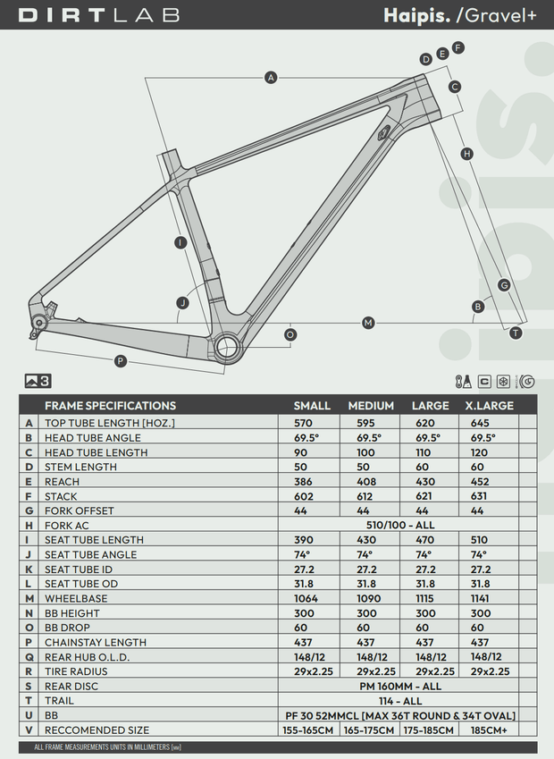 Haipis Gravel+ HT Carbon Frame - bikelab-inc