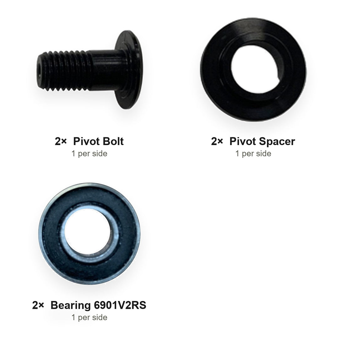 Yoke — Rocker Pivot Kit (YK-RK) - kit contents